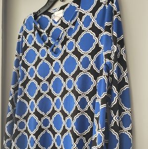 Chico's Trellus patterned Blouse